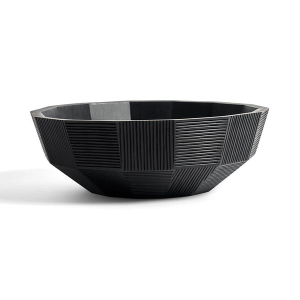 Ethnicraft DECORATIVE - Black Striped Mahogany Bowl