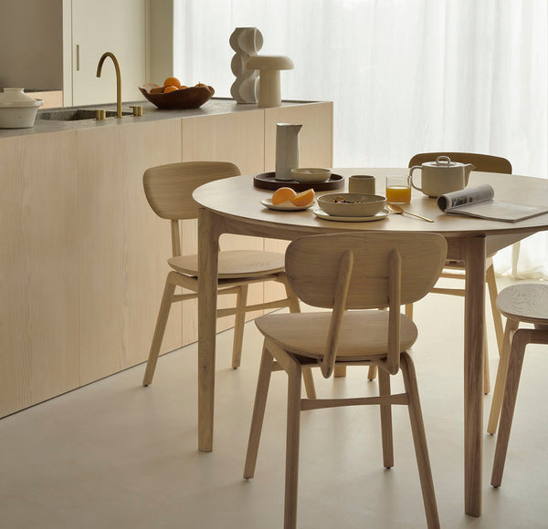 ethnicraft bok round dining table
