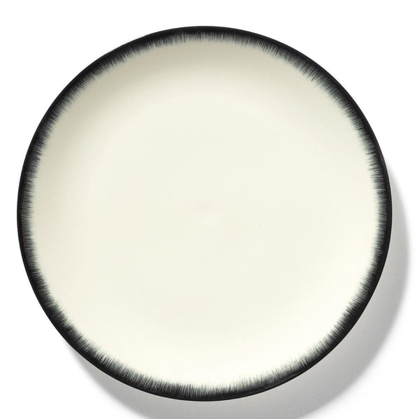 Serax TABLETOP - Dé White & Black Dinner Plate