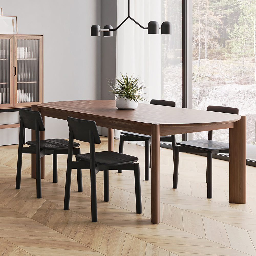 organic modern and japandi dining tables