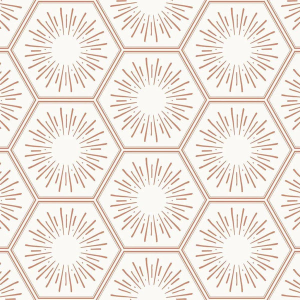 Tempaper Designs LIFESTYLE - Hello Sunshine Autumn Bronze Peel and Stick Wallpaper