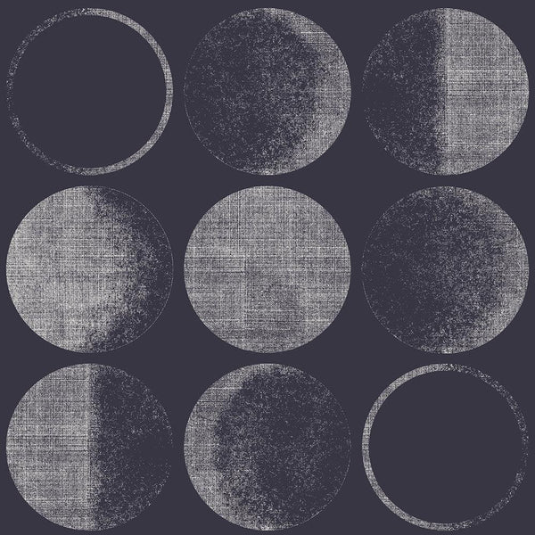 Tempaper Designs LIFESTYLE - Moons Midnight Peel and Stick Wallpaper