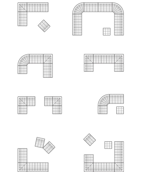 N701 modular sectional